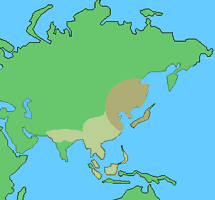 mapa zonas nucleares asiáticas