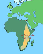 área inicial da indústria de Olduvai